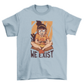 Gamer girls exist t-shirt